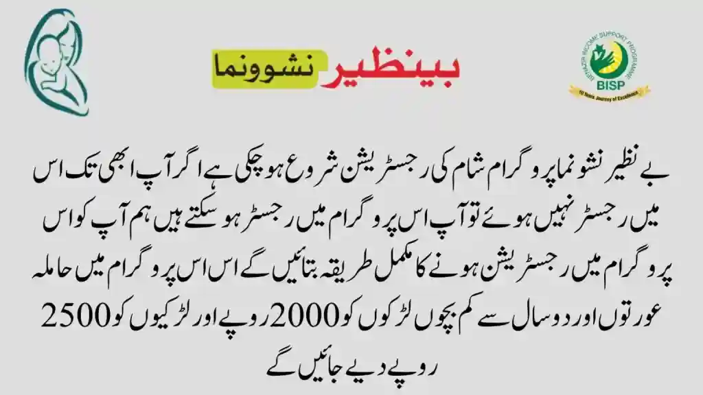 Benazir Nashonuma program benefits