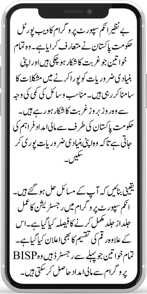 BISP New Payment Verification