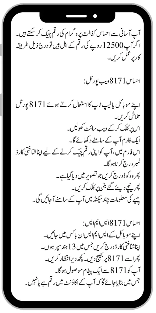 Ehsaas Kafaalat 12500