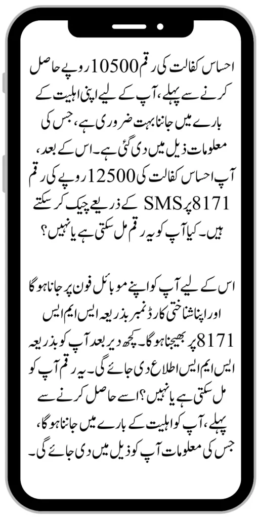Ehsaas Kafaalat 12500