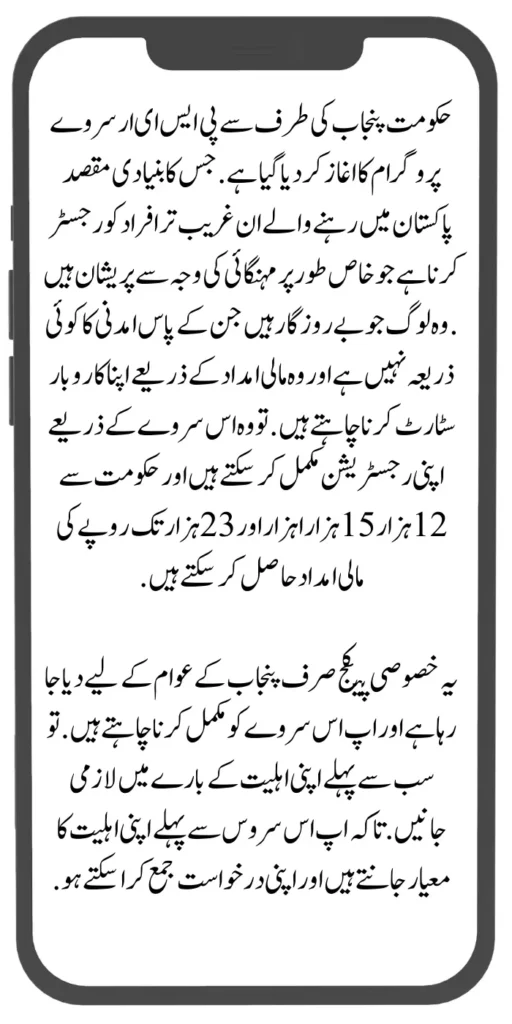 PSER Survey Program