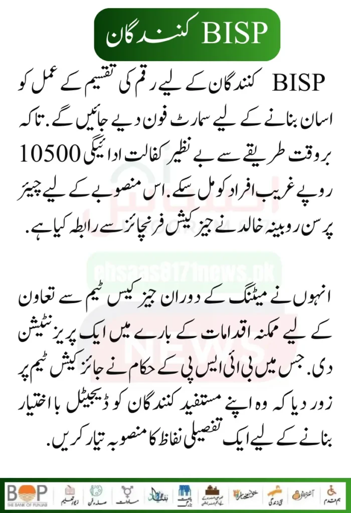 BISP Women Beneficiaries 