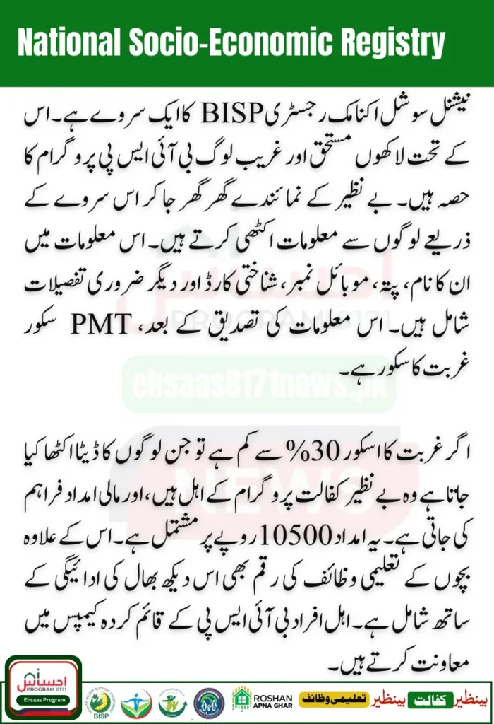 National Socio-Economic Registry Registration Process 