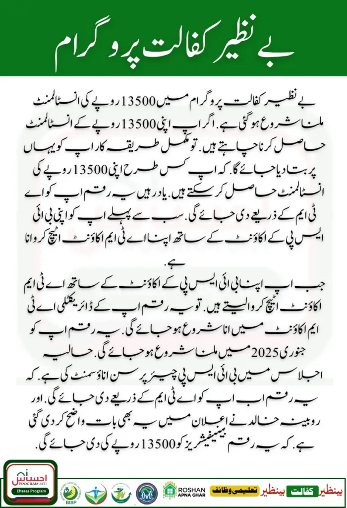 Benazir Kafaalat Program Phase 2: How to Check Status for 13,500 Installments